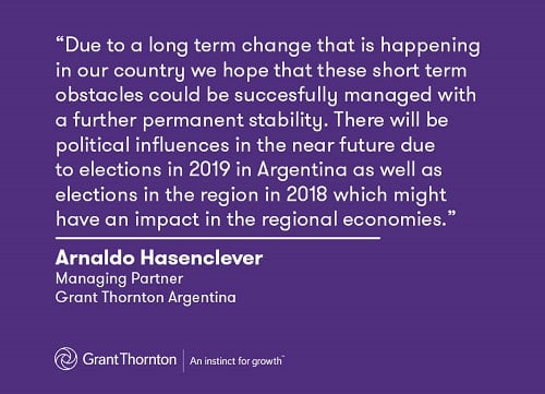Quote from Arnaldo Hasenclever, Managing Partner, Grant Thornton Argentina