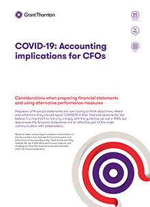 Accounting implications for CFOs Grant Thornton insights